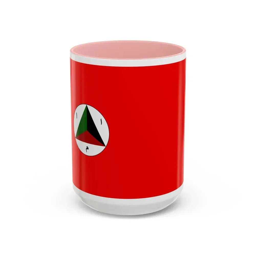 Afghan Army Flag 1978 - Accent Coffee Mug 15oz Pink - Go Mug Yourself