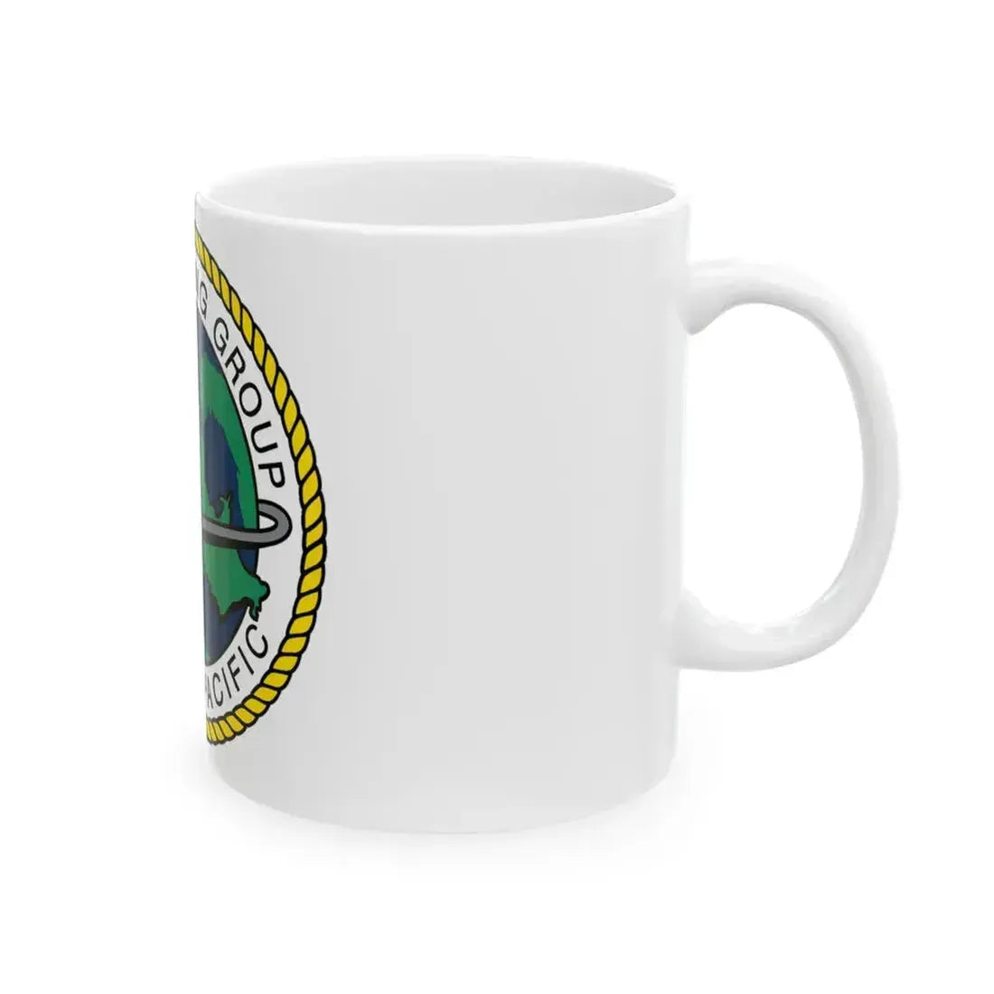 AFLOAT Training Group MID PACIFIC (U.S. Navy) White Coffee Mug - Go Mug Yourself