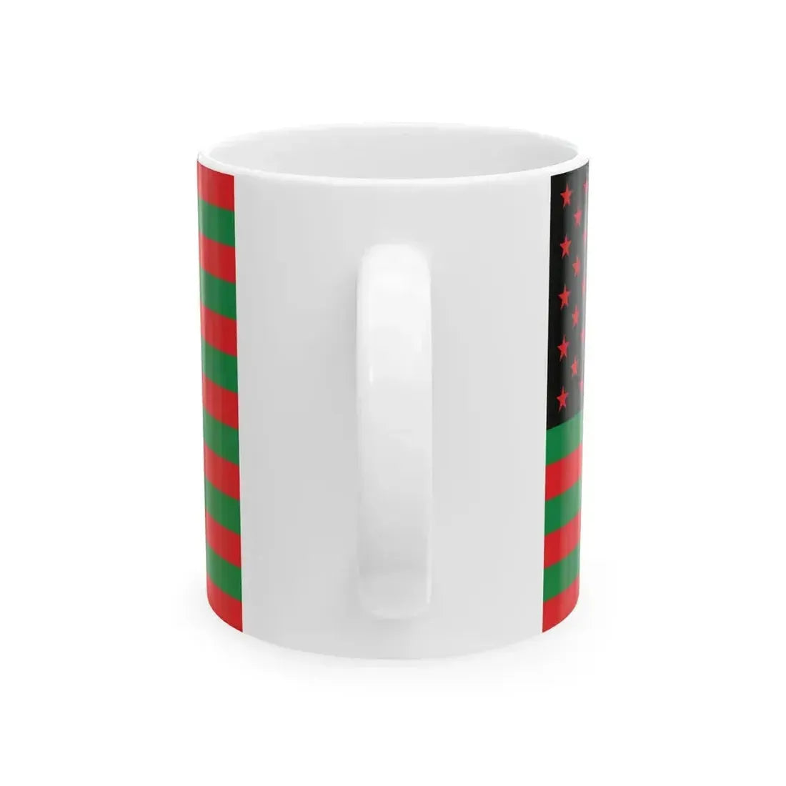 African America Flag 2 (United States) White Coffee Mug - Go Mug Yourself
