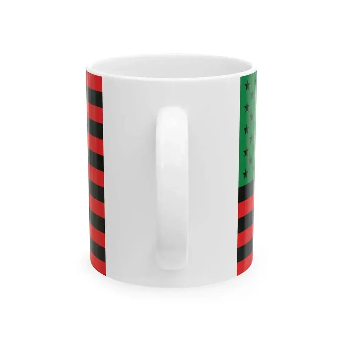 African America Flag (United States) White Coffee Mug - Go Mug Yourself