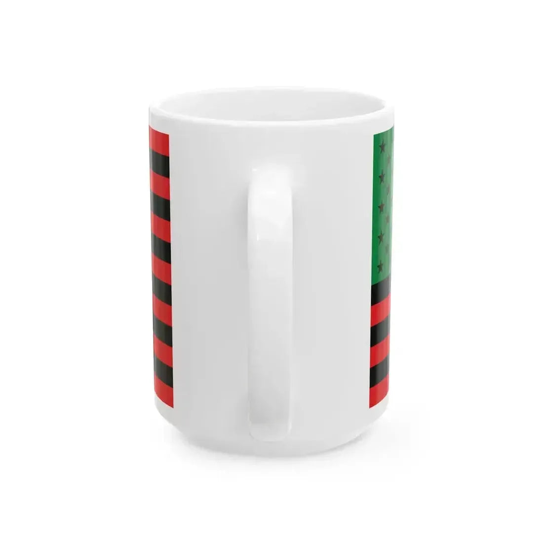 African America Flag (United States) White Coffee Mug - Go Mug Yourself