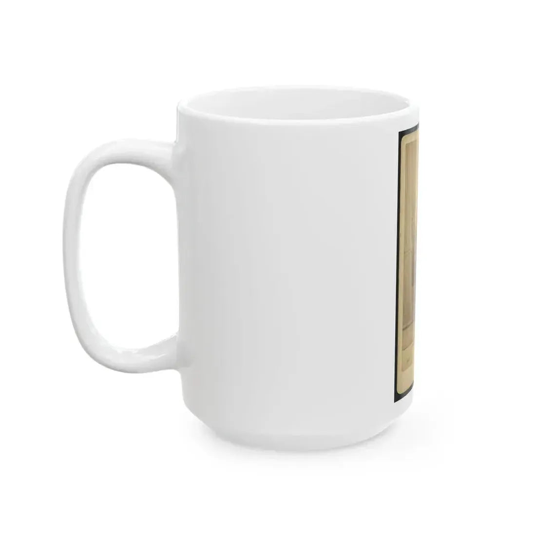 African American Man, Full-Length Portrait, Facing Right (U.S. Civil War) White Coffee Mug - Go Mug Yourself