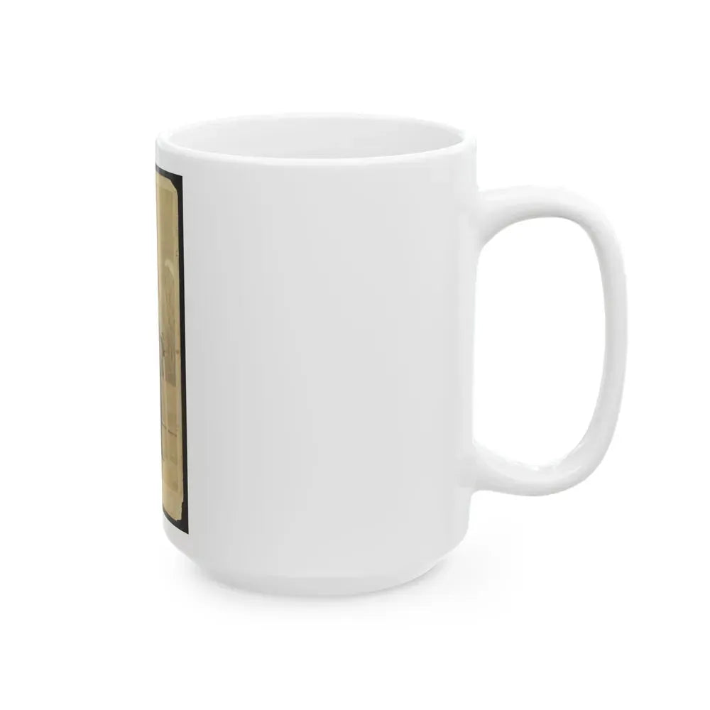 African American Man, Full-Length Portrait, Facing Right (U.S. Civil War) White Coffee Mug - Go Mug Yourself