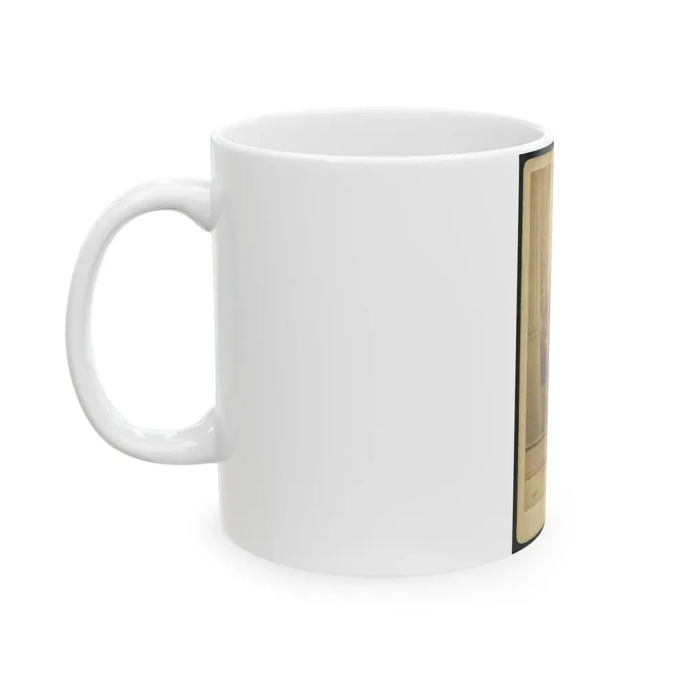 African American Man, Full-Length Portrait, Facing Right (U.S. Civil War) White Coffee Mug - Go Mug Yourself