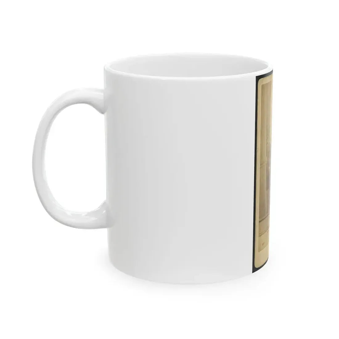 African American Man, Full-Length Portrait, Facing Right (U.S. Civil War) White Coffee Mug - Go Mug Yourself