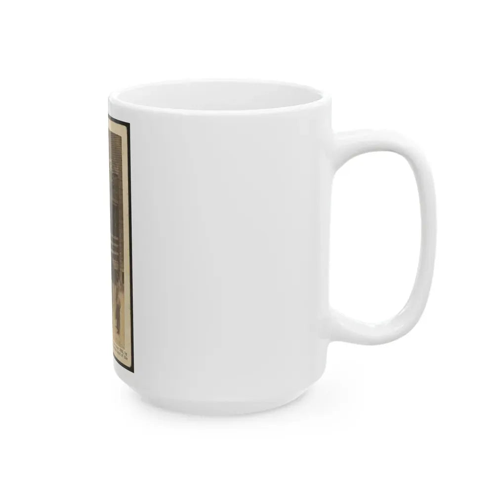 African American Men Tending A Horse (U.S. Civil War) White Coffee Mug - Go Mug Yourself