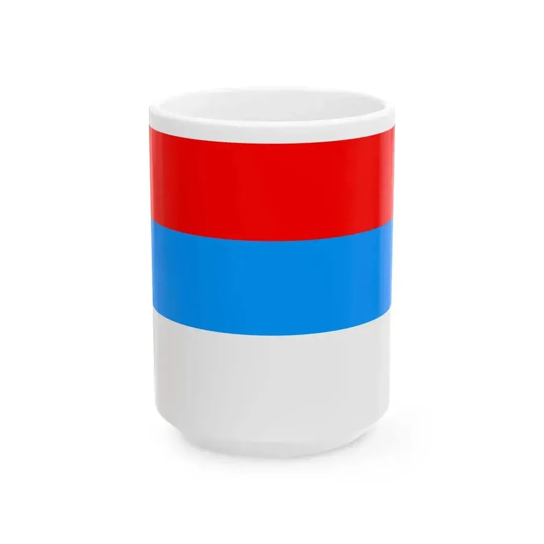 Afsharid State Flag (Iran) White Coffee Mug 15oz - Go Mug Yourself