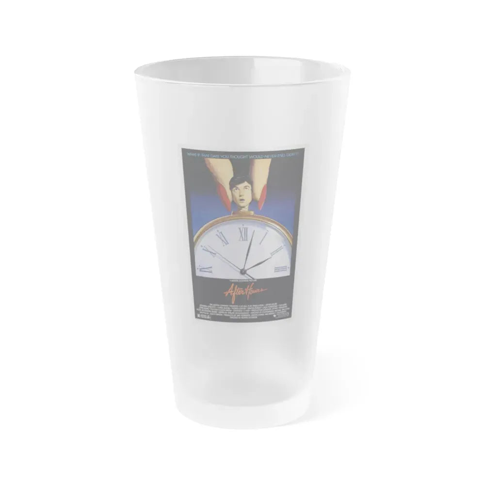 AFTER HOURS 1985 Movie Poster - Frosted Pint Glass 16oz Default Title - Go Mug Yourself