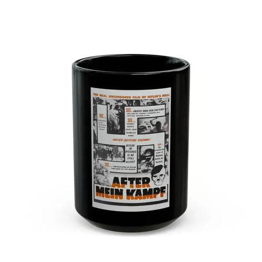 AFTER MEIN KAMPF 1940 Movie Poster - Black Coffee Mug 15oz - Go Mug Yourself