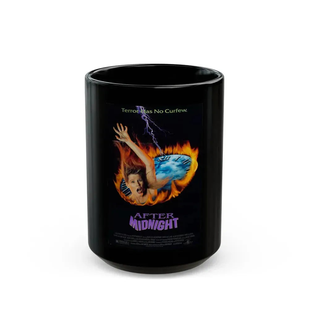 AFTER MIDNIGHT 1989 Movie Poster - Black Coffee Mug 15oz - Go Mug Yourself