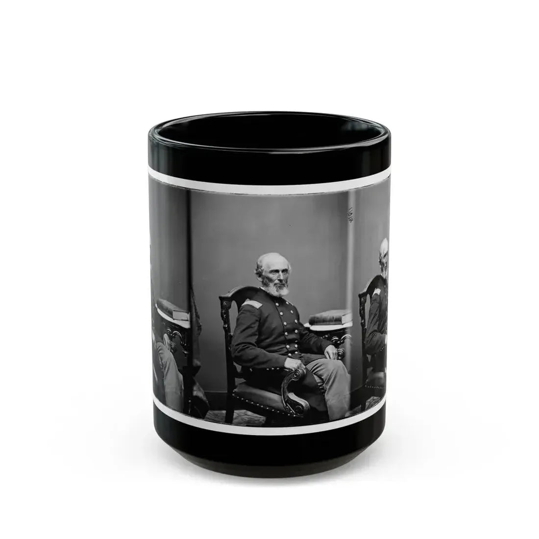A.H. White (U.S. Civil War) Black Coffee Mug 15oz - Go Mug Yourself