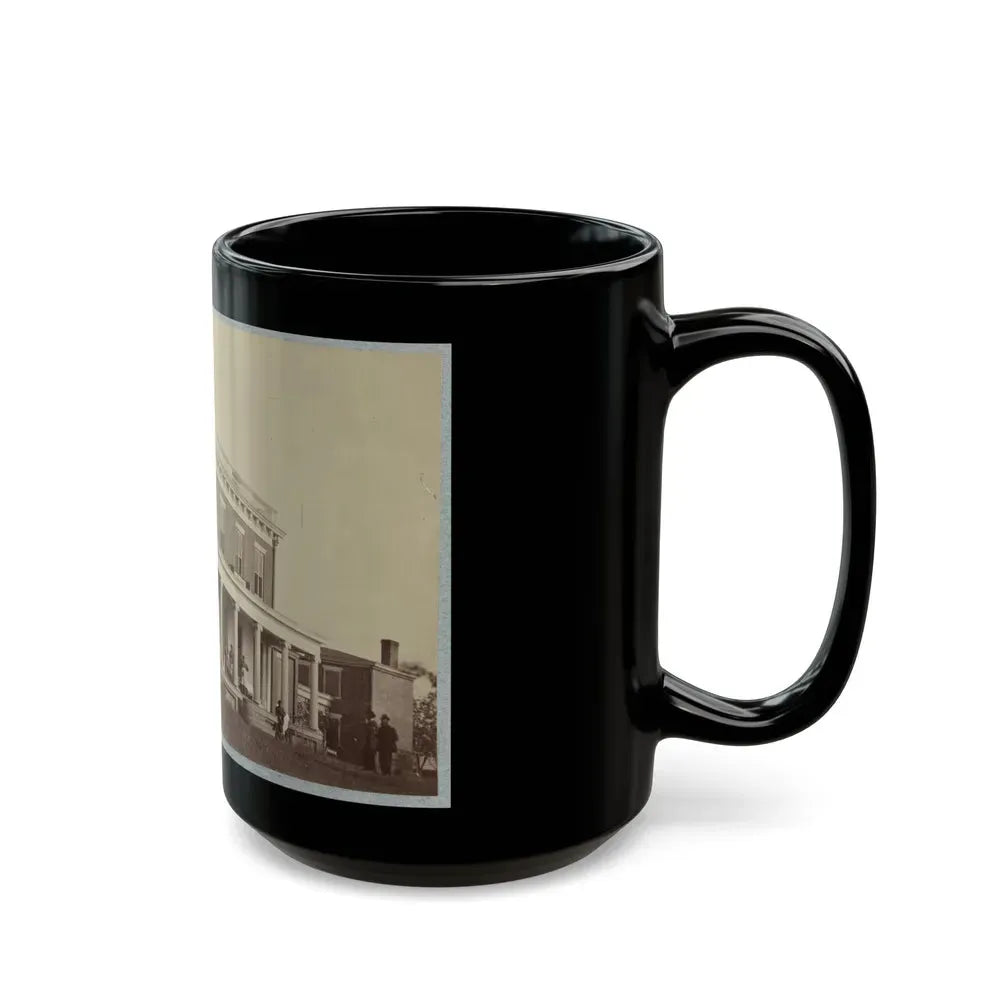 Aiken's House, James River, Va. 002(2) (U.S. Civil War) Black Coffee Mug - Go Mug Yourself