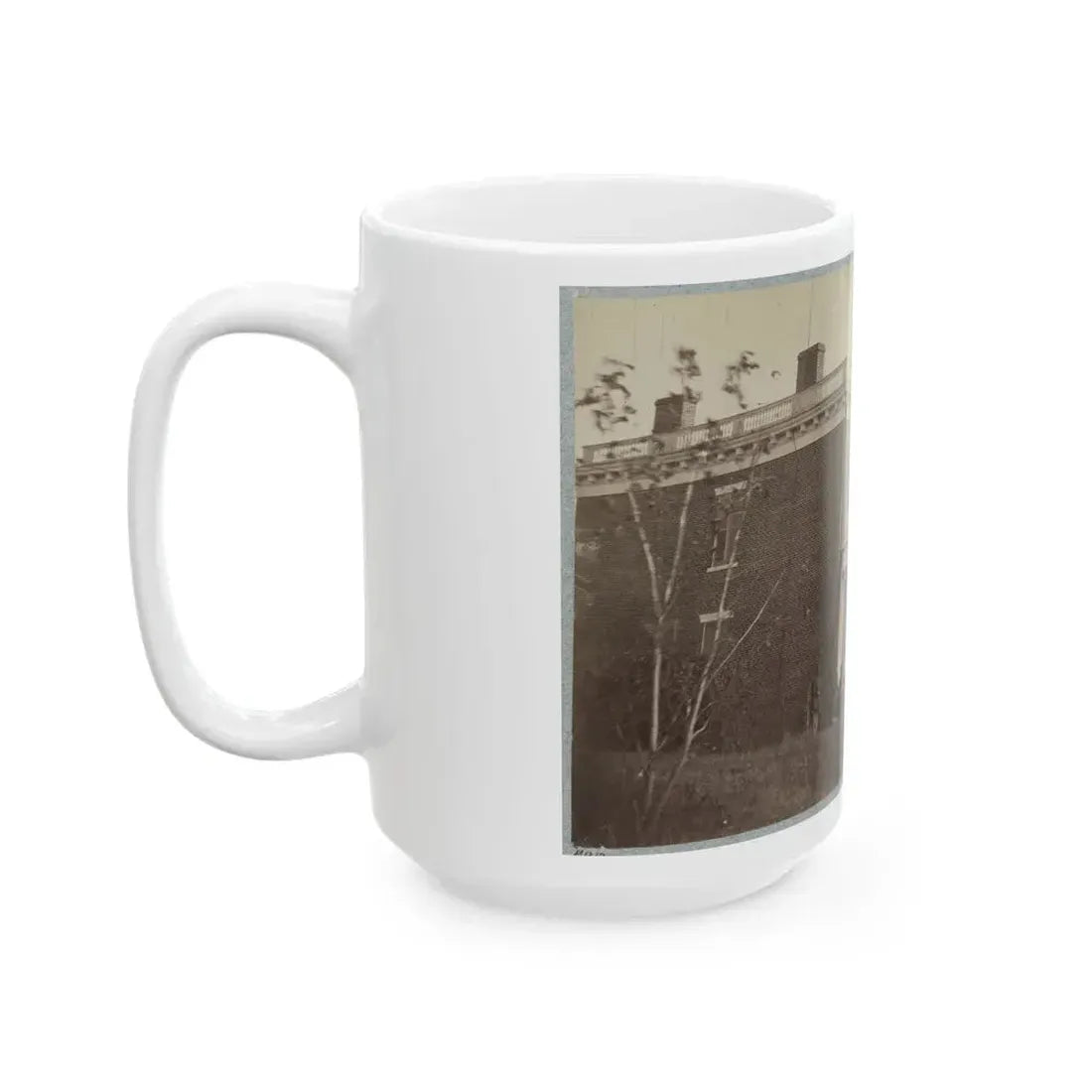Aiken's House, James River, Va. 002(2) (U.S. Civil War) White Coffee Mug - Go Mug Yourself
