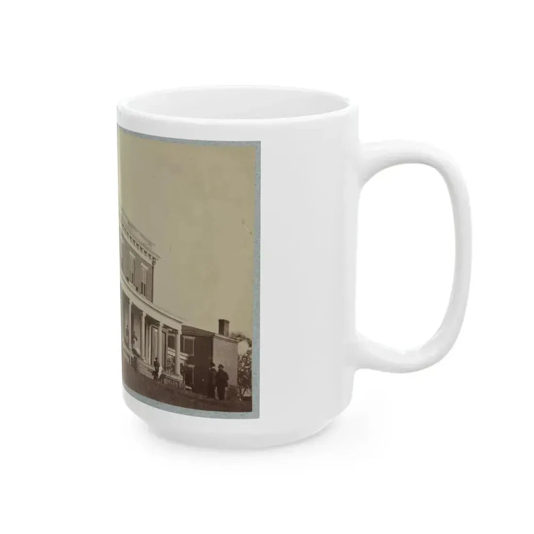 Aiken's House, James River, Va. 002(2) (U.S. Civil War) White Coffee Mug - Go Mug Yourself