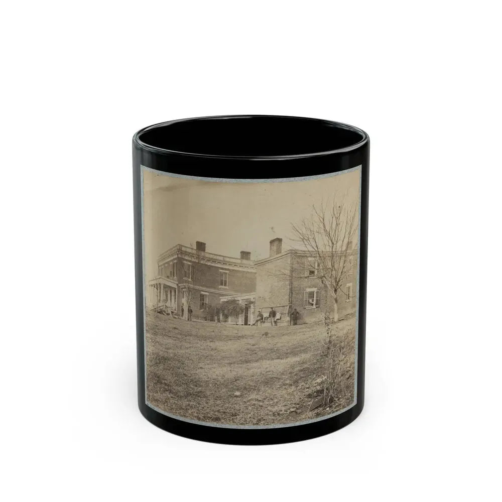 Aiken's House, James River, Va.(2) (U.S. Civil War) Black Coffee Mug 11oz - Go Mug Yourself