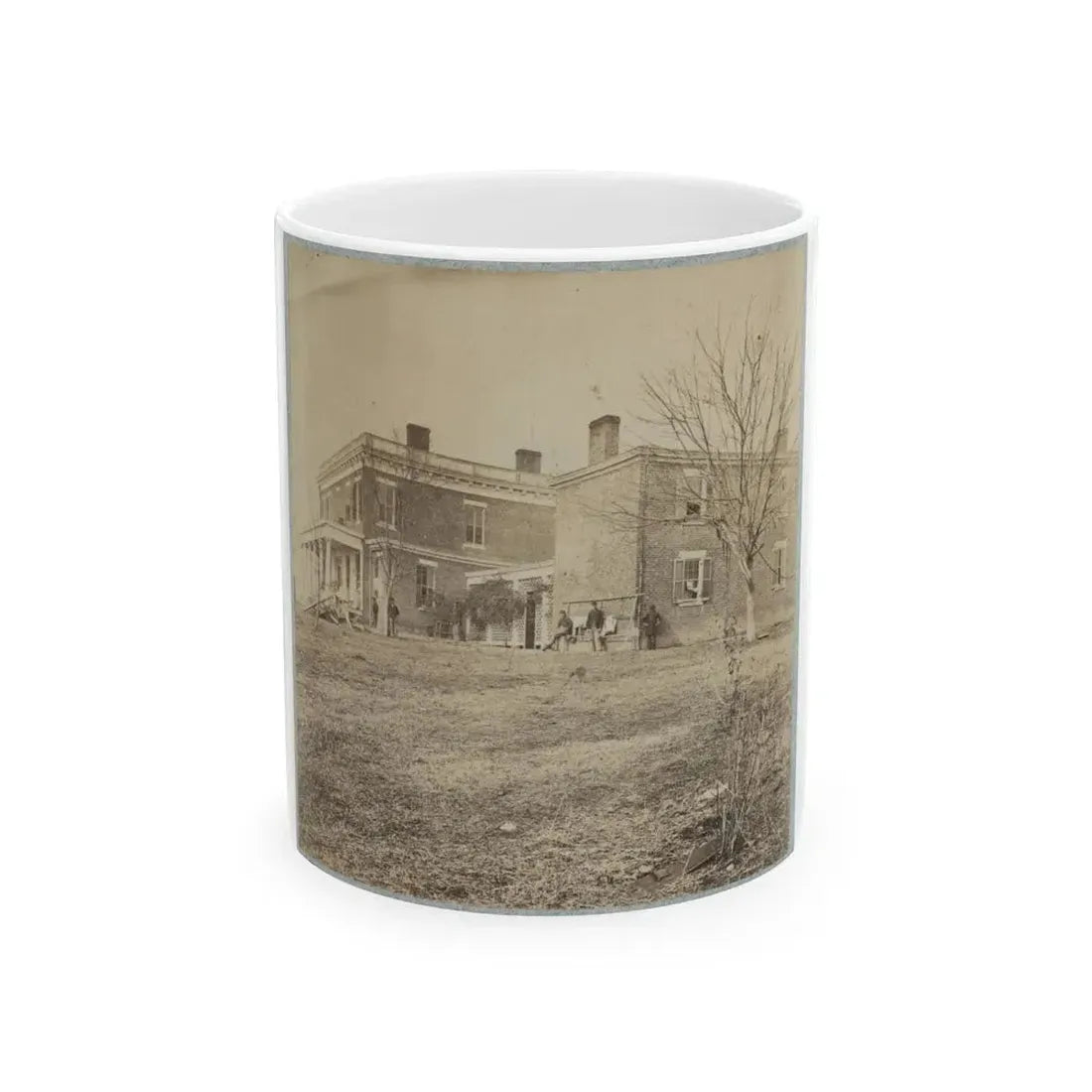 Aiken's House, James River, Va.(2) (U.S. Civil War) White Coffee Mug 11oz - Go Mug Yourself