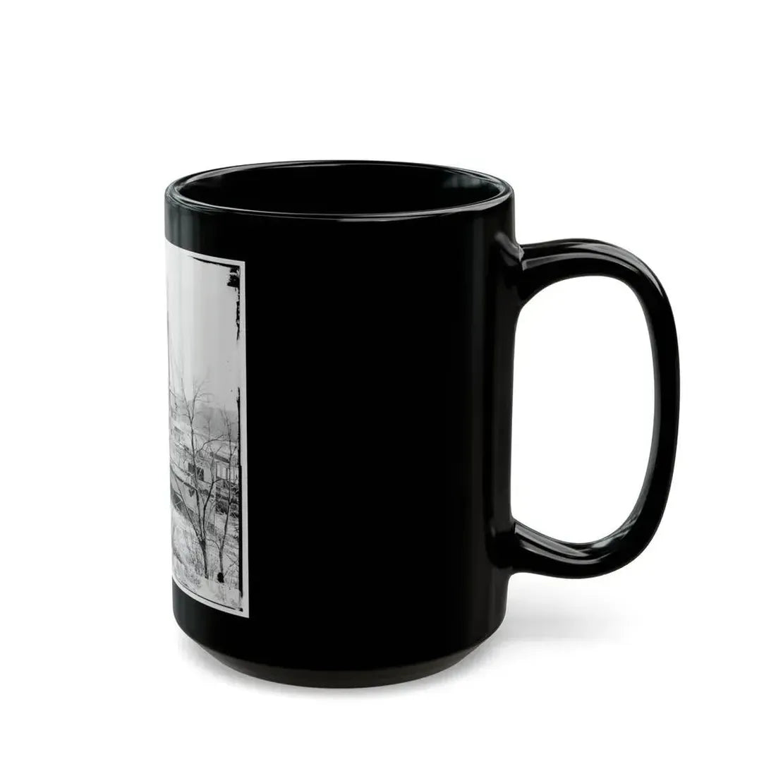 Aiken's Landing, Va. Steamer New York Waiting For Exchange Of Prisoners (U.S. Civil War) Black Coffee Mug - Go Mug Yourself