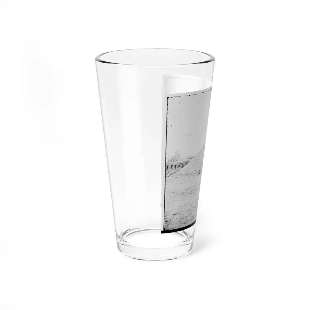 Aiken's Landing, Virginia (Vicinity). Battery Abbot, Fort Brady. (Battery Named For Col. Henry L. Abbot, 1st Conn. H. Artillery) (U.S. Civil War) Pint Glass 16oz - Go Mug Yourself