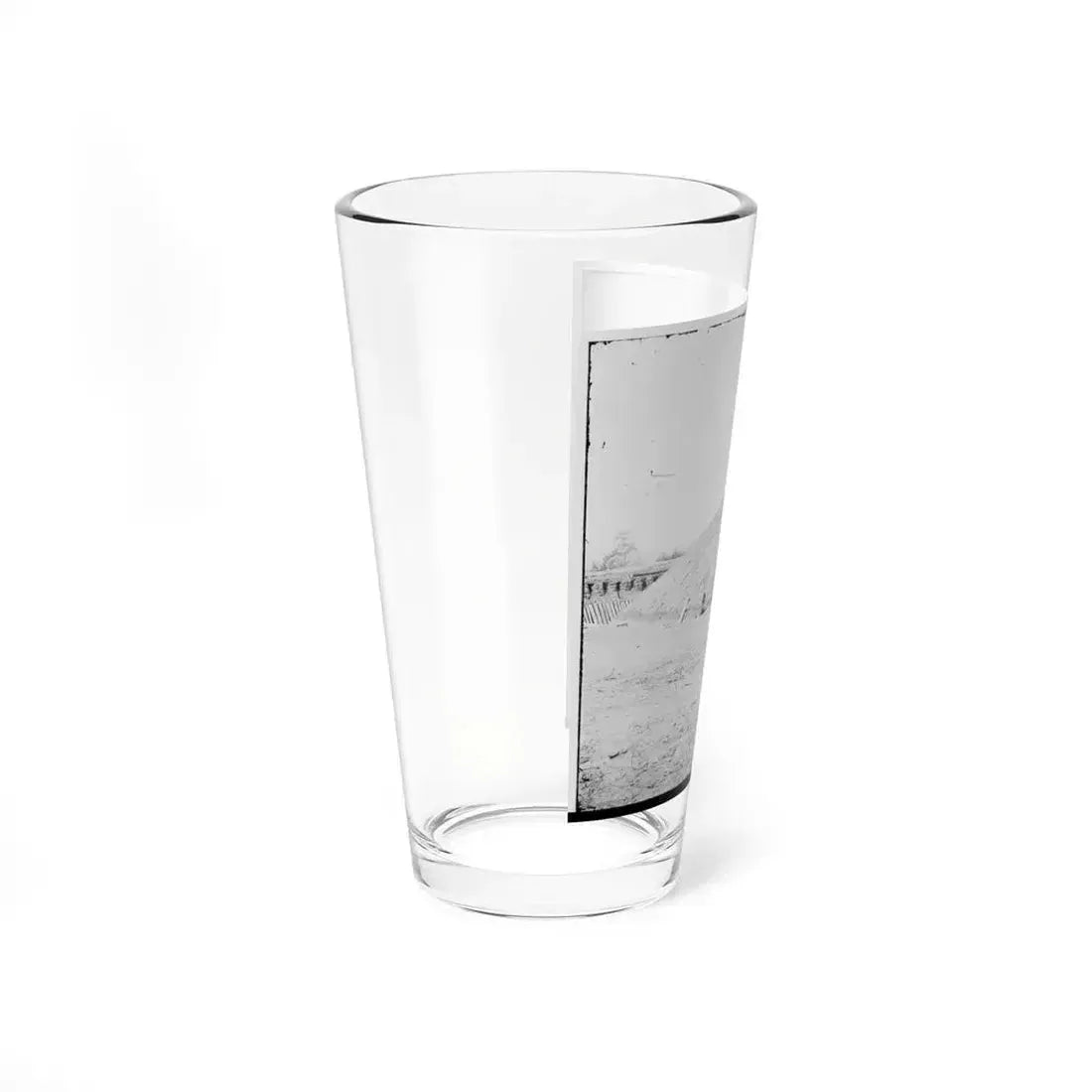 Aiken's Landing, Virginia (Vicinity). Battery Abbot, Fort Brady. (Battery Named For Col. Henry L. Abbot, 1st Conn. H. Artillery) (U.S. Civil War) Pint Glass 16oz - Go Mug Yourself