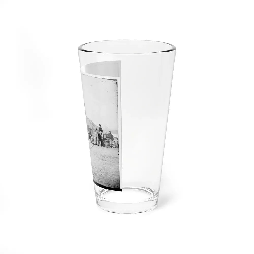 Aiken's Landing, Virginia (Vicinity). Battery Abbot, Fort Brady. (Battery Named For Col. Henry L. Abbot, 1st Conn. H. Artillery) (U.S. Civil War) Pint Glass 16oz - Go Mug Yourself