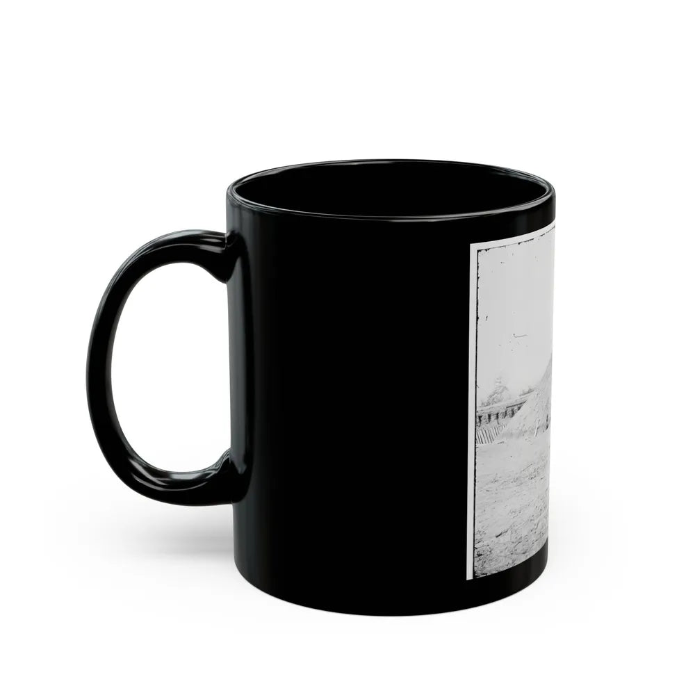 Aiken's Landing, Virginia (Vicinity). Battery Abbot, Fort Brady. (Battery Named For Col. Henry L. Abbot, 1st Conn. H. Artillery) (U.S. Civil War) Black Coffee Mug-Go Mug Yourself