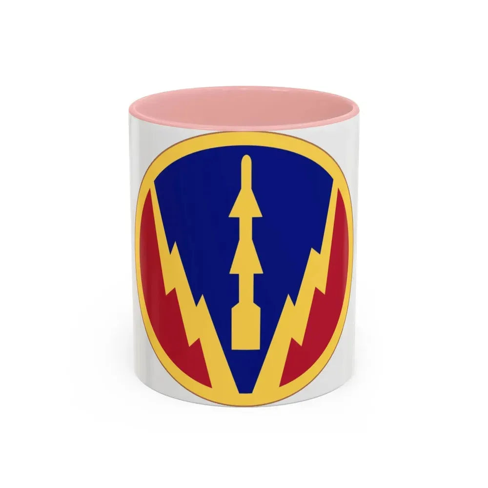 Air Defense Artillery Center and School (U.S. Army) Accent Coffee Mug 11oz Pink - Go Mug Yourself
