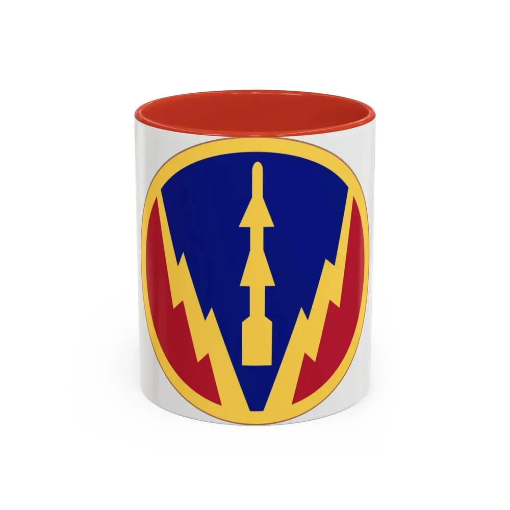Air Defense Artillery Center and School (U.S. Army) Accent Coffee Mug 11oz Red - Go Mug Yourself