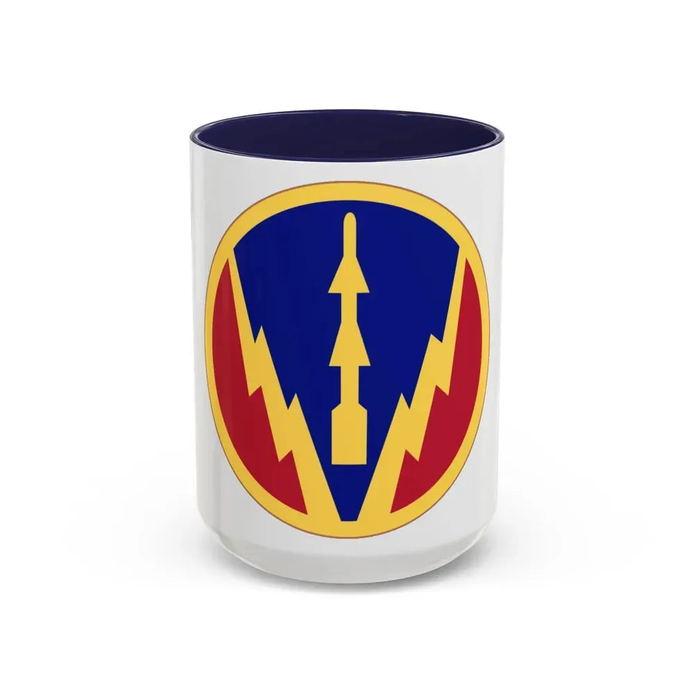 Air Defense Artillery Center and School (U.S. Army) Accent Coffee Mug 15oz Navy - Go Mug Yourself