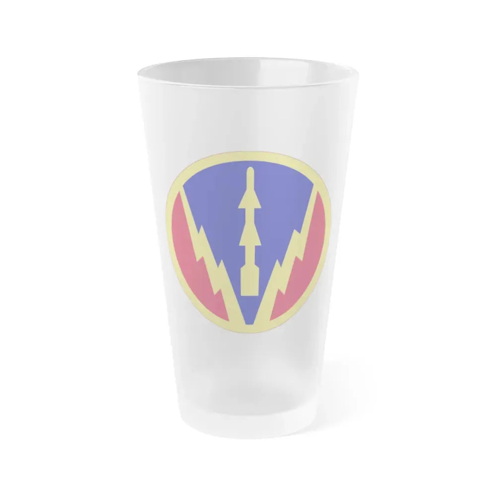 Air Defense Artillery Center and School (U.S. Army) Frosted Pint Glass 16oz Default Title - Go Mug Yourself