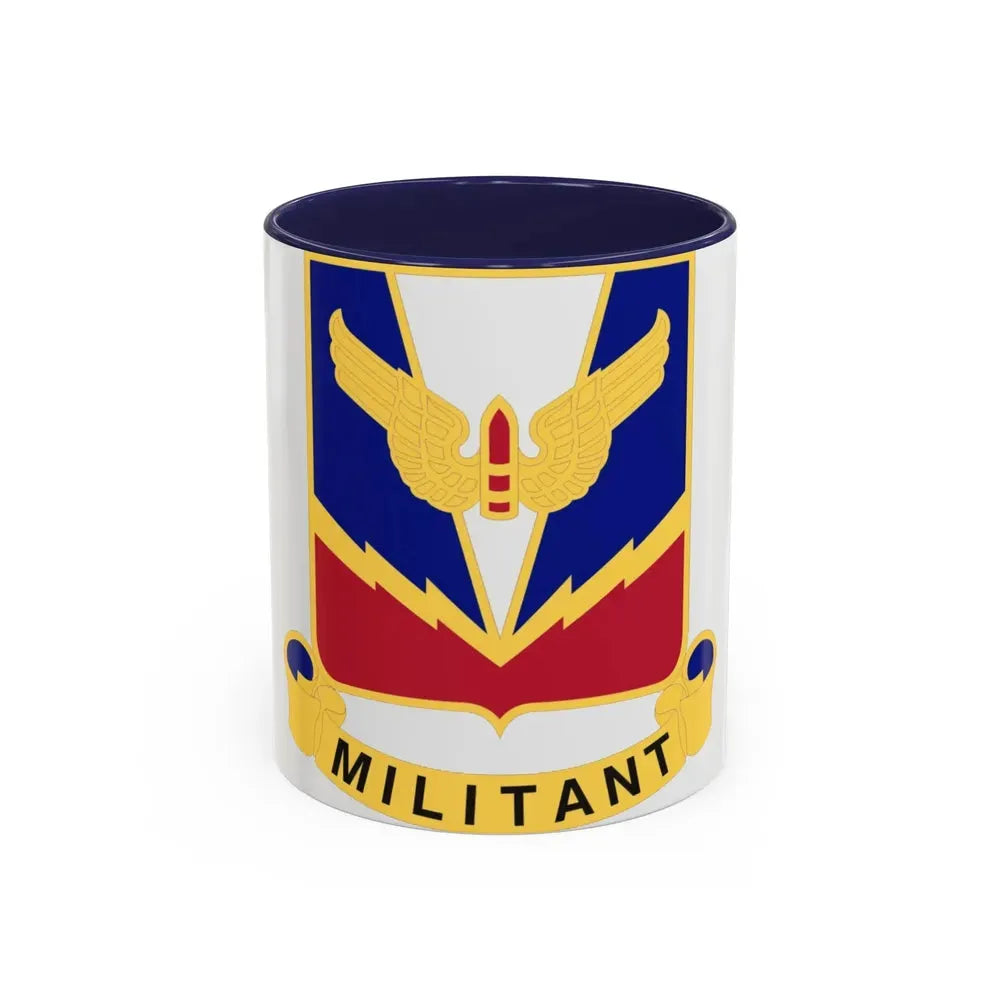 Air Defense Artillery Center and School v2 (U.S. Army) Accent Coffee Mug 11oz Navy - Go Mug Yourself