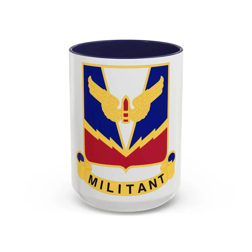 Air Defense Artillery Center and School v2 (U.S. Army) Accent Coffee Mug 15oz Navy - Go Mug Yourself