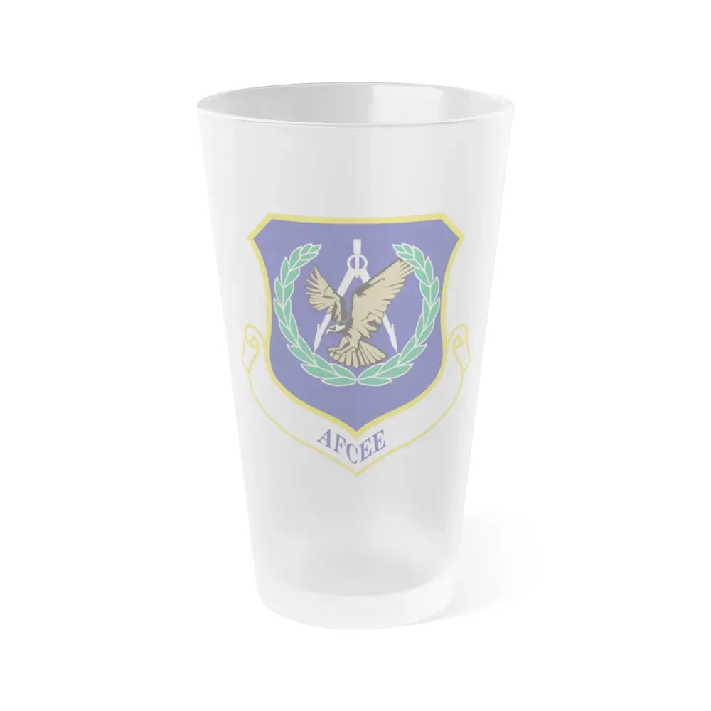 Air Force Center for Engineering and the Environment (U.S. Air Force) Frosted Pint Glass 16oz Default Title - Go Mug Yourself