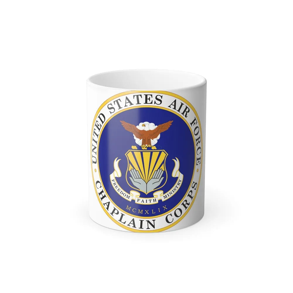 Air Force Chaplain Corps (U.S. Air Force) Color Changing Coffee Mug-11oz-Go Mug Yourself