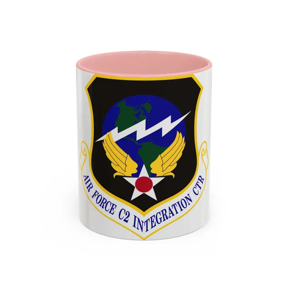 Air Force Command & Control Integration Center (U.S. Air Force) Accent Coffee Mug 11oz Pink - Go Mug Yourself