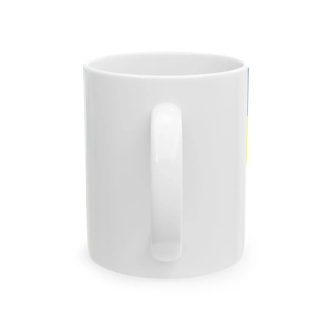 Air Force Command Flag of Ukraine 1918 (Ukraine) White Coffee Mug - Go Mug Yourself