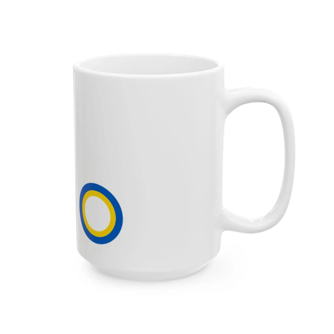 Air Force Command Flag of Ukraine 1918 (Ukraine) White Coffee Mug - Go Mug Yourself