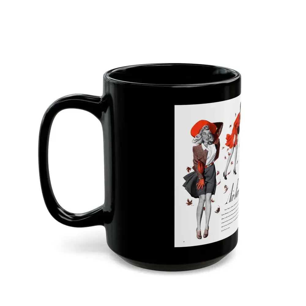Air Force, Cosmopolitan, October 1943 - Black Coffee Mug - Go Mug Yourself