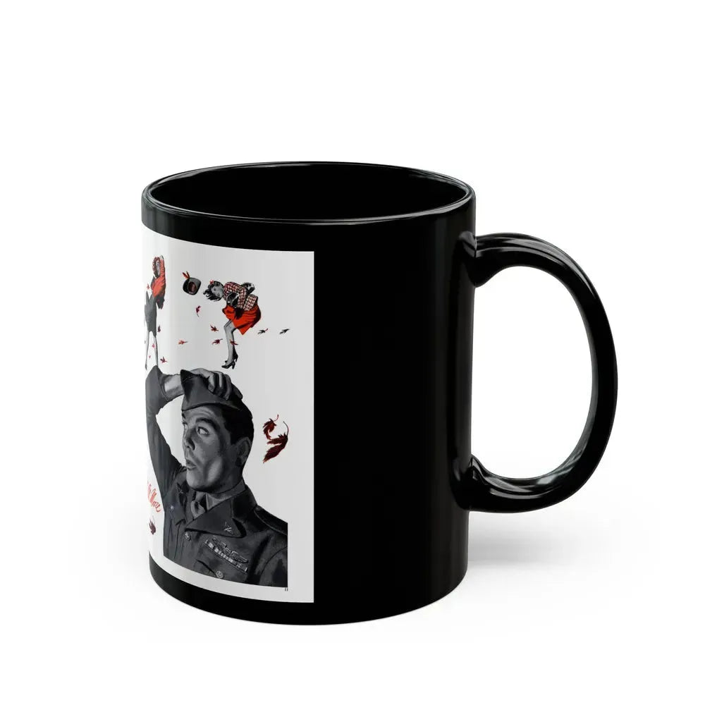 Air Force, Cosmopolitan, October 1943 - Black Coffee Mug - Go Mug Yourself