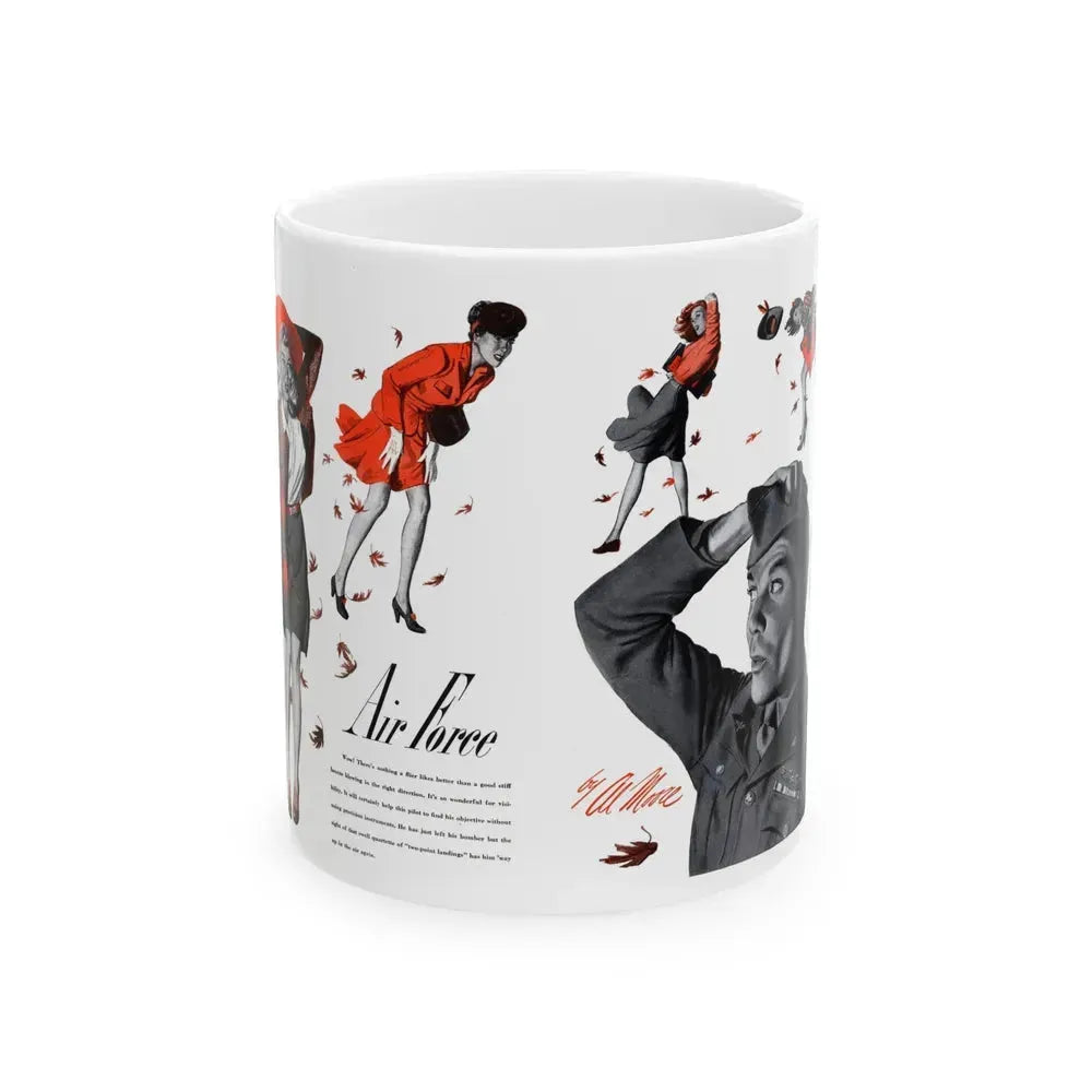 Air Force, Cosmopolitan, October 1943 - White Coffee Mug - Go Mug Yourself