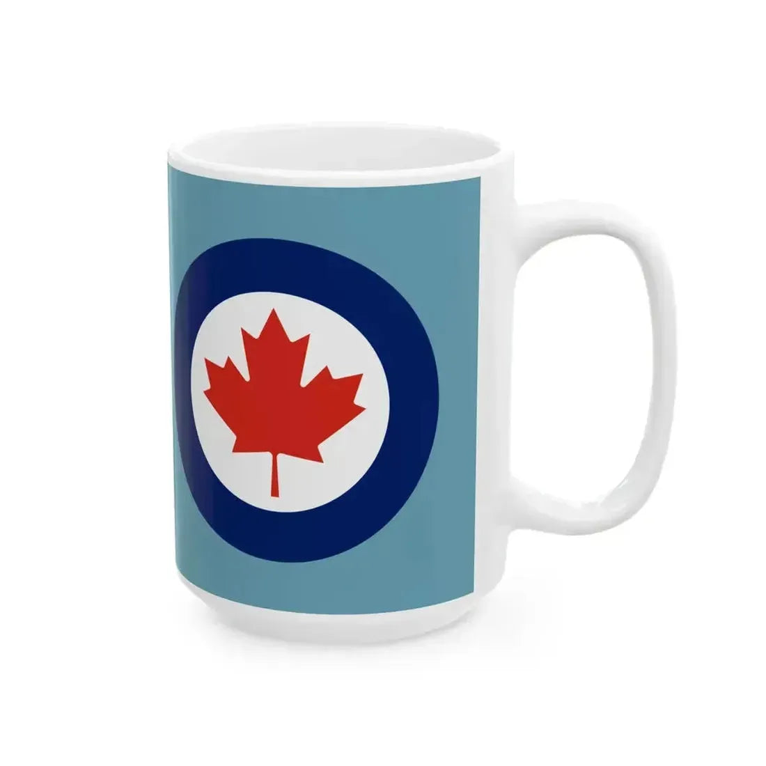 Air Force Ensign of Canada (Canada) White Coffee Mug - Go Mug Yourself