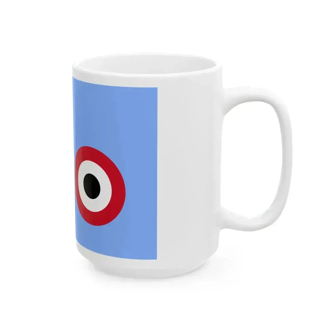 Air Force Ensign of Egypt Coat of arms variant (Egypt) White Coffee Mug - Go Mug Yourself