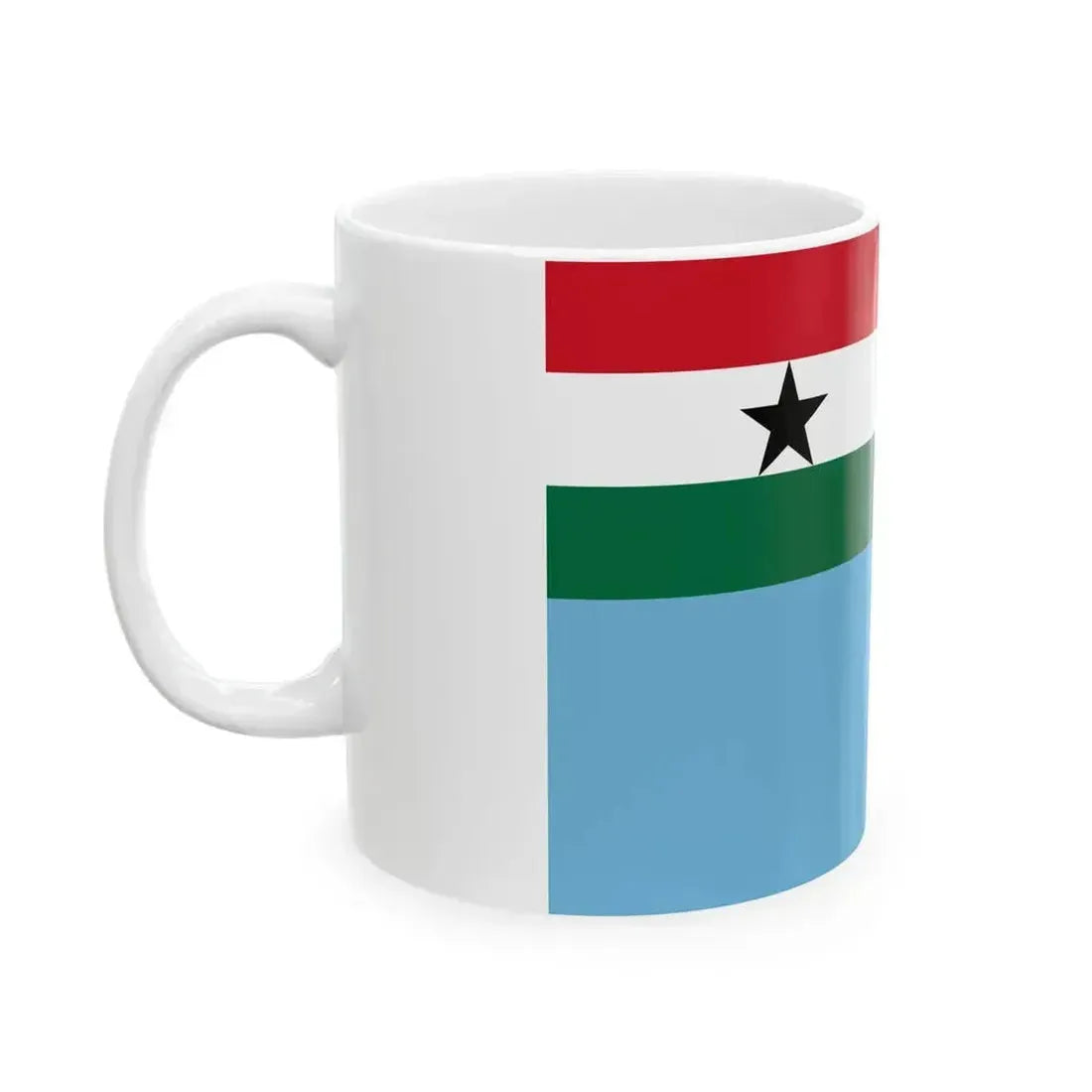 Air Force Ensign of Ghana 1964-1966 (Ghana) White Coffee Mug - Go Mug Yourself