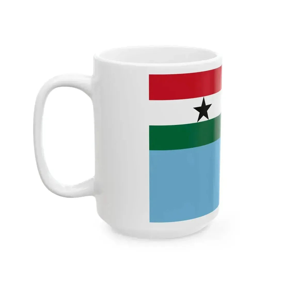 Air Force Ensign of Ghana 1964-1966 (Ghana) White Coffee Mug - Go Mug Yourself
