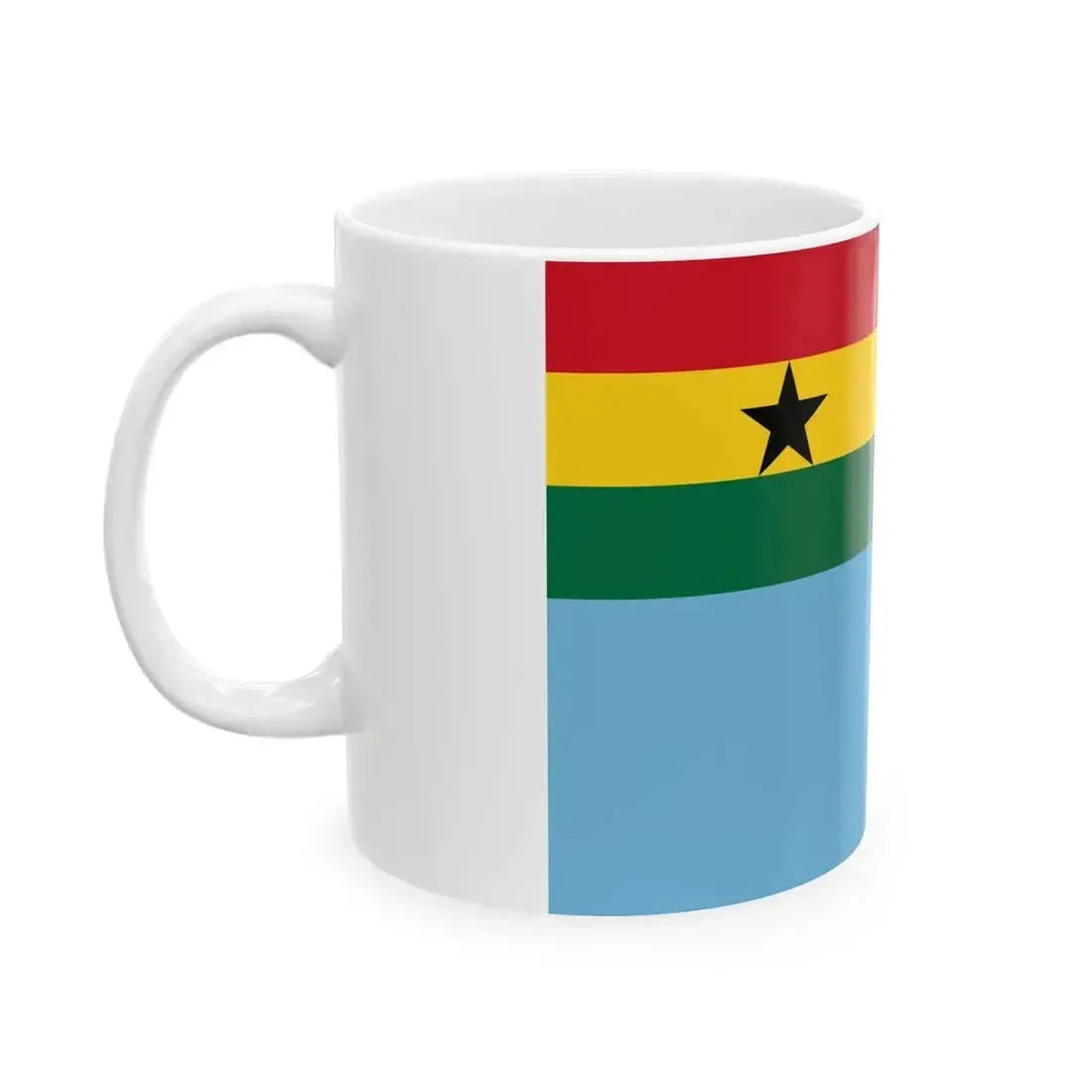 Air Force Ensign of Ghana (Ghana) White Coffee Mug - Go Mug Yourself