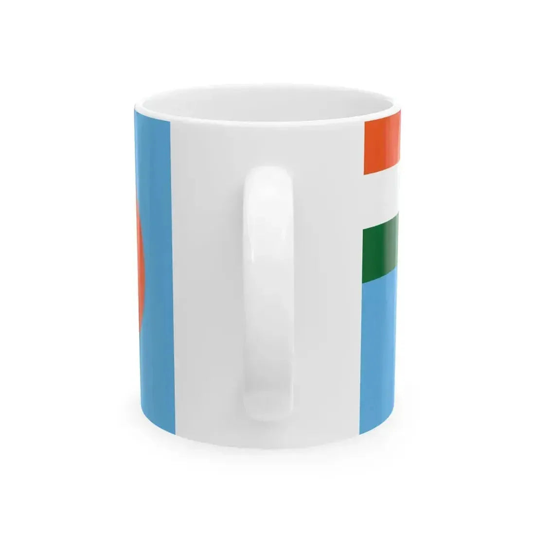 Air Force Ensign of India 1950-2023 (India) White Coffee Mug - Go Mug Yourself