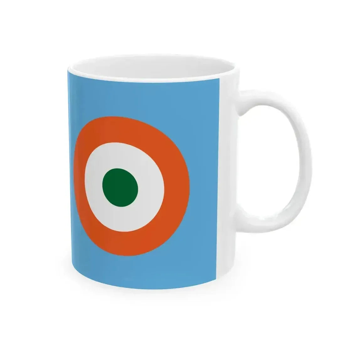 Air Force Ensign of India 1950-2023 (India) White Coffee Mug - Go Mug Yourself