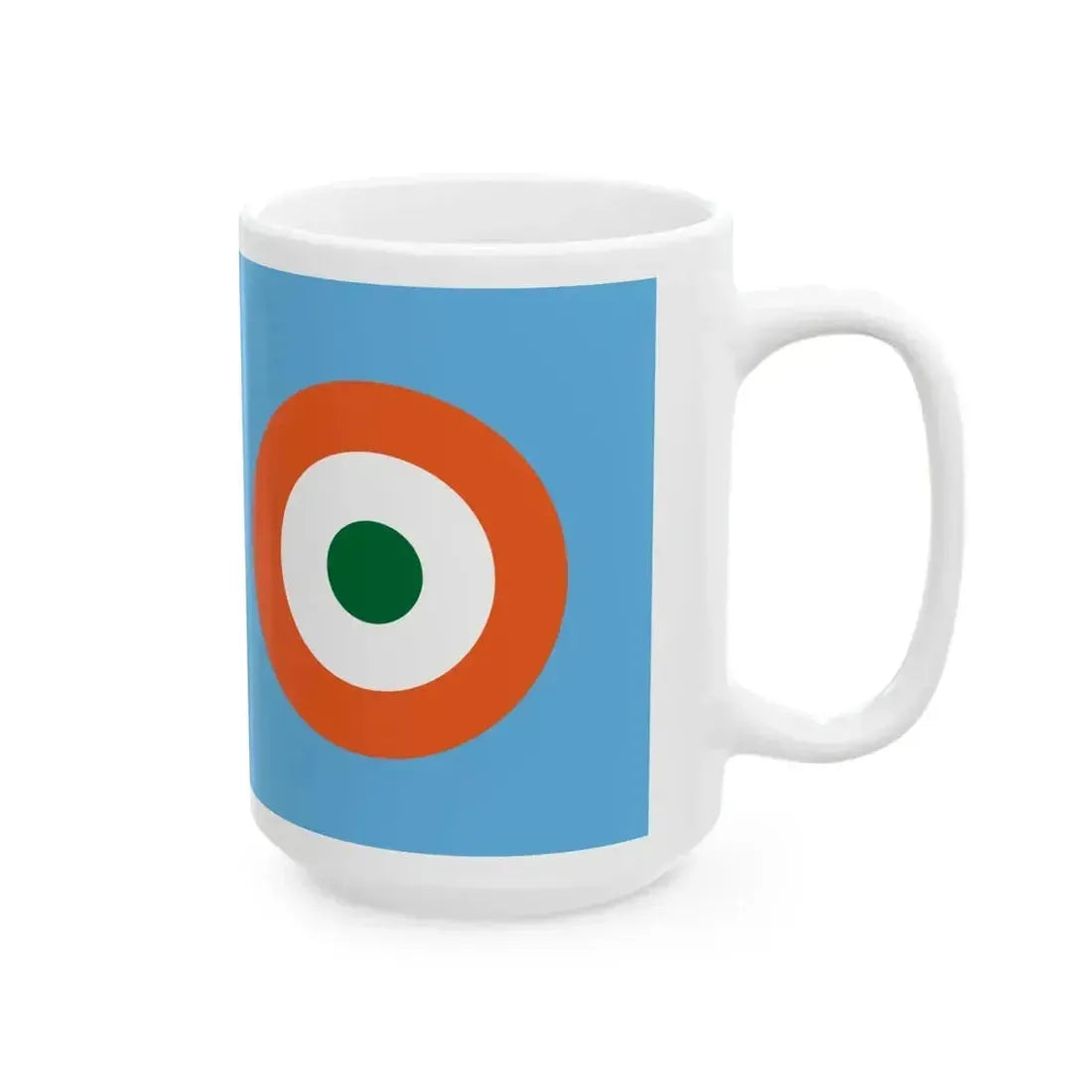 Air Force Ensign of India 1950-2023 (India) White Coffee Mug - Go Mug Yourself