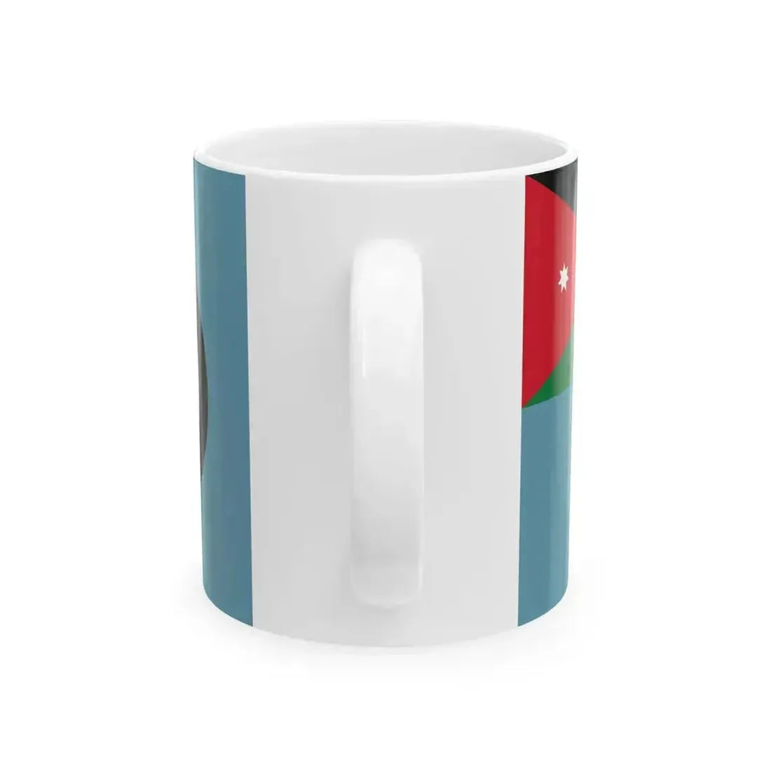 Air Force Ensign of Jordan (Jordan) White Coffee Mug - Go Mug Yourself