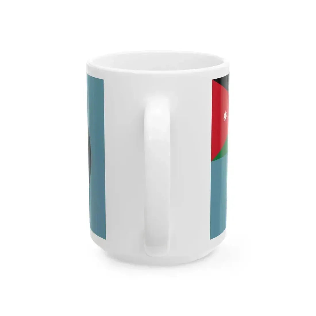 Air Force Ensign of Jordan (Jordan) White Coffee Mug - Go Mug Yourself
