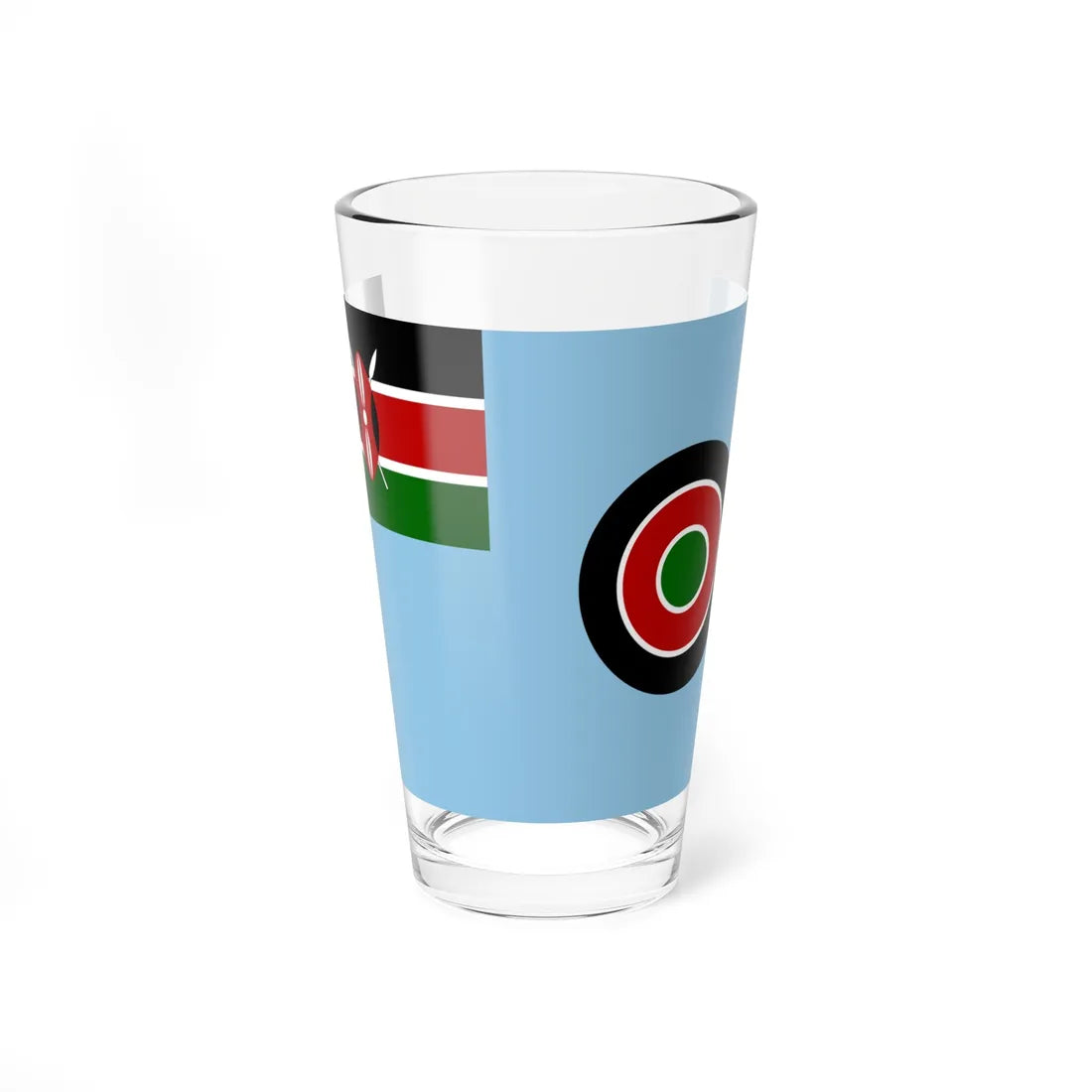 Air Force Ensign of Kenya (Kenya) Pint Glass 16oz 16oz - Go Mug Yourself